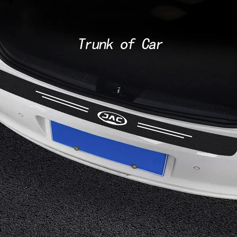 รถประตู Sill คาร์บอนไฟเบอร์สติกเกอร์เกณฑ์ด้านข้าง Anti Scratch เทปกันน้ําสําหรับ JAC Refine J3 J2 S5