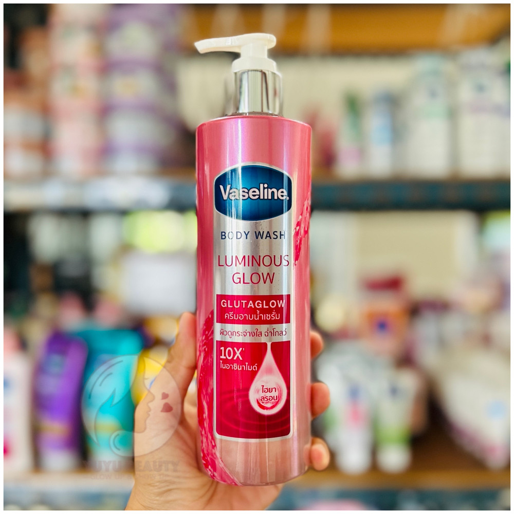 Vaseline Body Wash Luminous Glow Glutaglow 425 Ml. ผิวดูกระจ่างใส ฉ่ำโกลว์