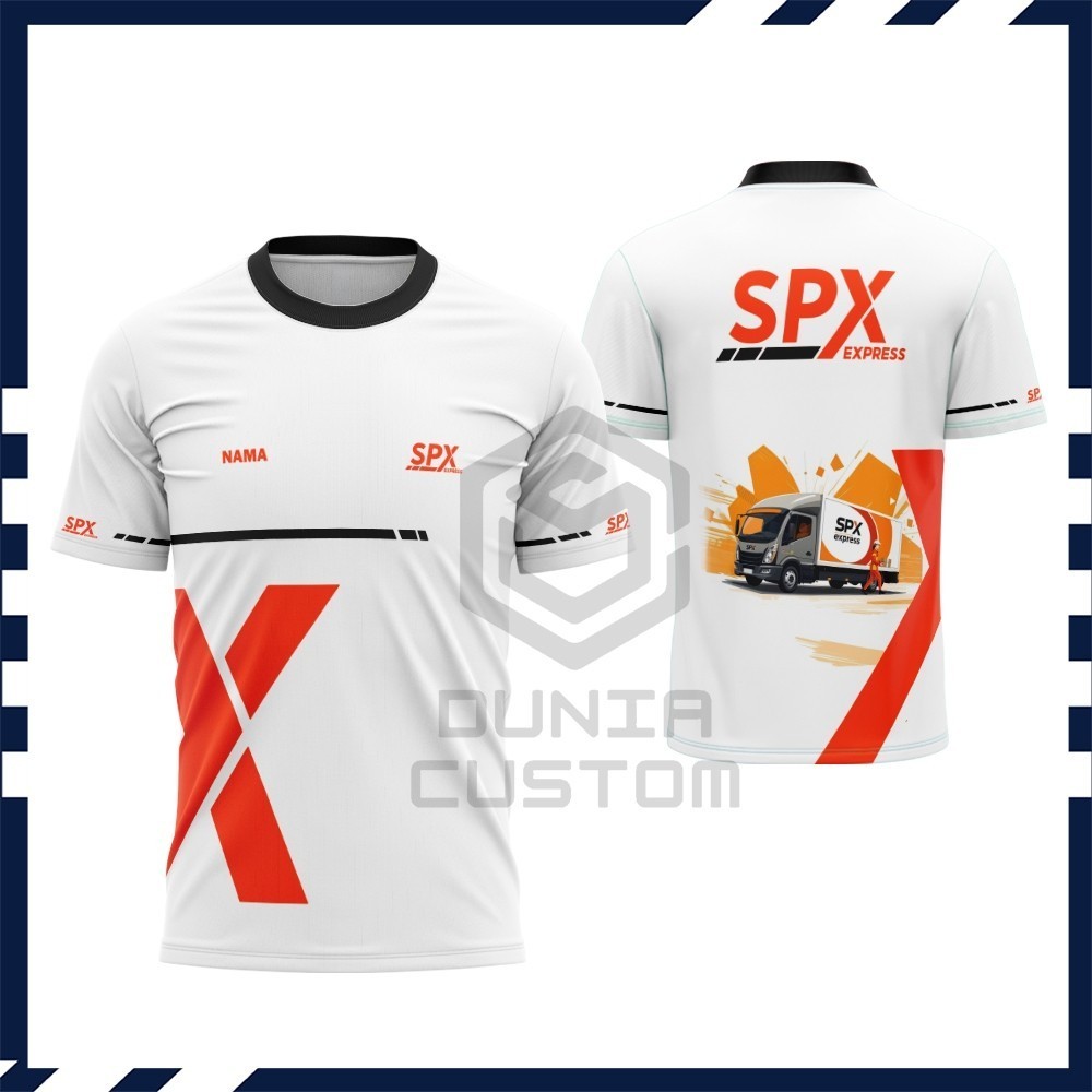 เสื้อเจอร์ซีย์พรีเมียมสำหรับพนักงานส่งของ SPX Express