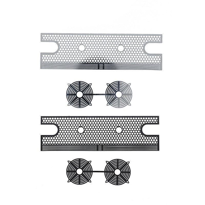 สําหรับ Traxxas TRX4 Ford Bronco - ตาข่ายตะแกรงโลหะและแผงหม้อน้ําสมจริง