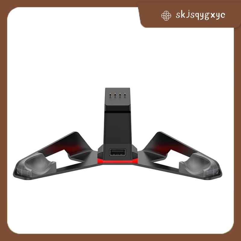 skjsqygxyc สําหรับสําหรับ Cyclone 2 Gamepad ฐานชาร์จพร้อม RGB ไฟแสดงสถานะ Controller แท่นชาร์จอุปกรณ