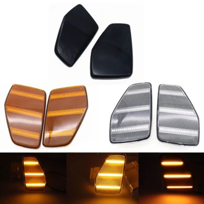 เหมาะสําหรับ Hummer H3 H3T H2 Fender Light ด้านข้างเลี้ยว Waterside ไฟสัญญาณ