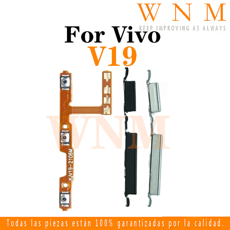 สําหรับ Vivo V19 ปุ่มเปิดปิดปุ่มสวิทช์ด้านข้าง Key Volume Up Down Flex Cable โทรศัพท์มือถือ Part