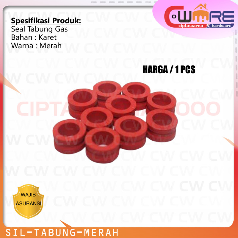 MERAH Red LPG Safety Seal Rubber LPG Seal