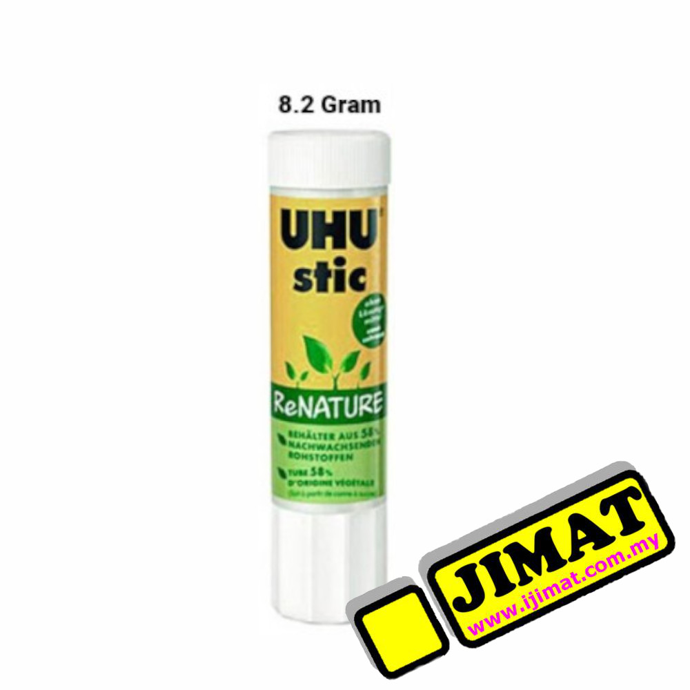 24 ชิ้น/แพ็ค UHU กาวแท่ง Gam Pelekat / Gum UHU / กาวกาว / Gam UHU / Gam Sekolah 8.2G