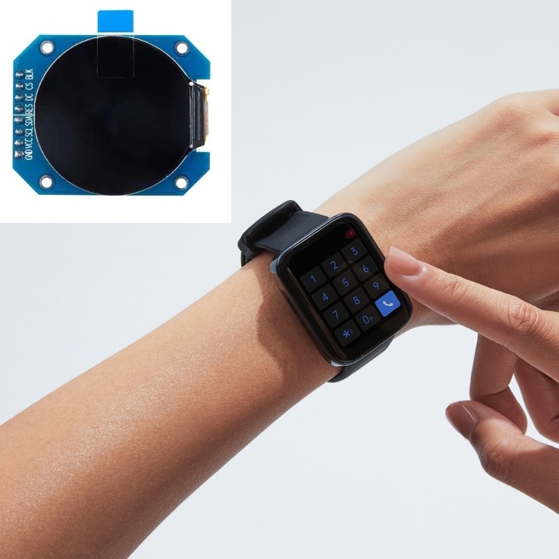 หน้าจอ BT Miniature 1 28 พร้อมแผงและ 240x240 สําหรับระบบ