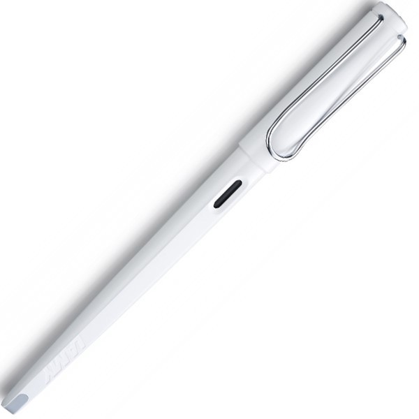 Lamy Joy Fountain Pen Bright White Luxury Pen เขียนหมึก
