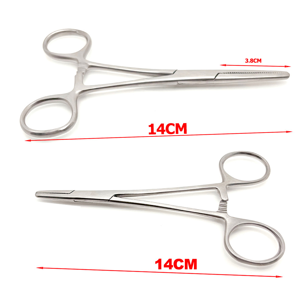Professional สแตนเลสเข็มผู้ถือ Hemostatic Clamp Forceps ผ่าตัด Pean Artery Forceps สําหรับทันตกรรมศั
