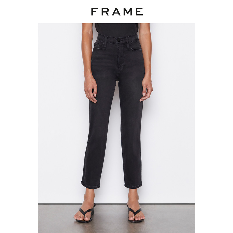 [Savi Same Style] FRAME กางเกงยีนส์ขาตรงเอวสูงยืดหยุ่นสูง LE PIXI Series LPX208
