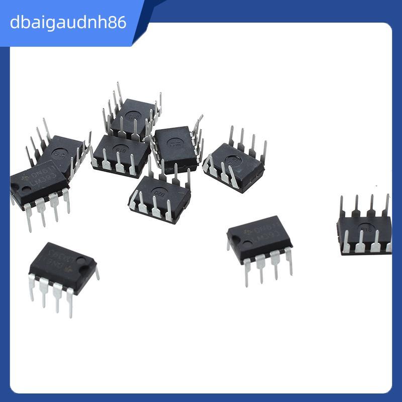 READY STOCK10 PCS LM393N LM393 DIP-8 Low Power Dual Voltage Comparator