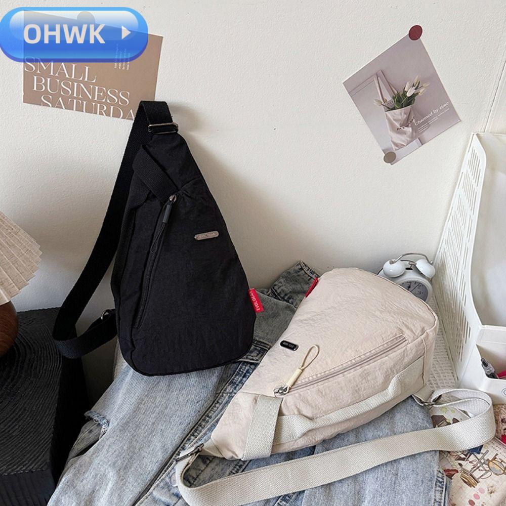 โอ้ว โทรศัพท์ ค โรสบอดี กระเป๋า,กระเป๋าหน้าอกไนลอนรูปหยด,อเนกประสงค์กันน้ํากีฬากระเป๋าสะพายผู้หญิงผู้ชาย