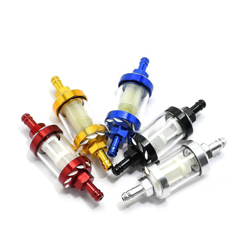 รถจักรยานยนต์ ATV ATV ATV กรองเบนซิน CNC อลูมิเนียมกรองน้ํามันถ้วยรถออฟโรดขนาดใหญ่ Displacement Univ