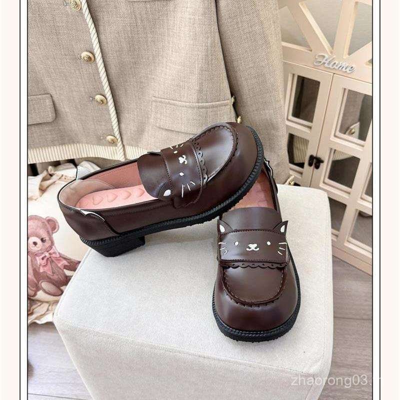 รองเท้าผู้หญิงไซส์ 41 และ 42 สไตล์ Lolita JK รองเท้าหนังขนาดเล็ก สำหรับเท้าใหญ่