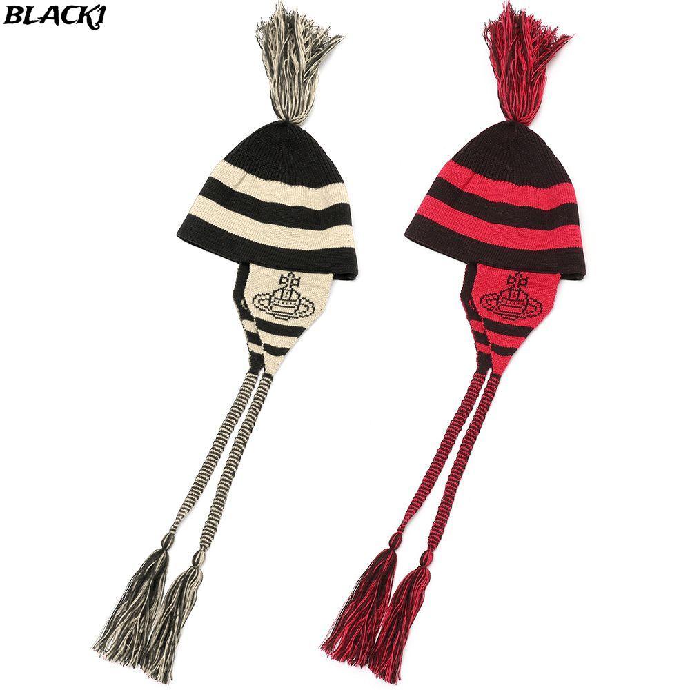 BLACK Okazaki Shinichi NANA Hat Gift Winter Vintage Tassel Ear Protection