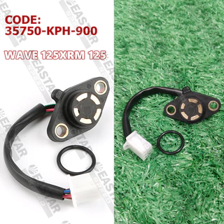 เหมาะกับรถ Wave 125 / XRM 125 ชุดเซ็นเซอร์เกียร์กลาง แก้ปัญหอแสดงเกียร์ไม่ทำงาน พร้อมปลั๊กสีขาว อุปกรณ์ปรับแต่งรถมอเตอร์ไซค์
