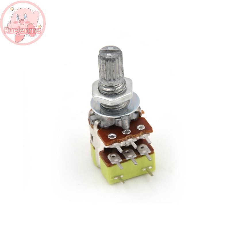 Uelenme B50K 50K Ohm Dual Linear Taper Volume Control Switchesometer Switch TH