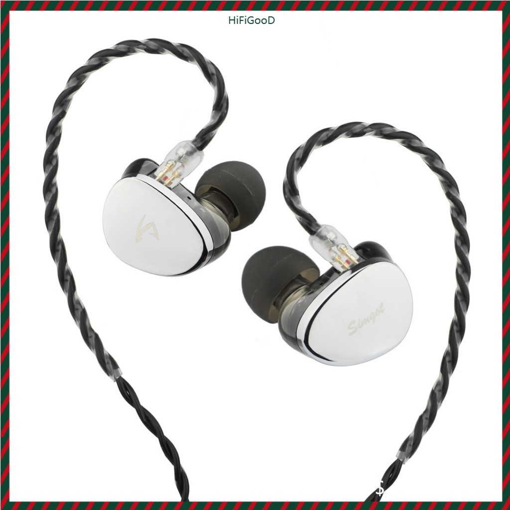 SIMGOT EG280 หูฟังแบบมีสายหูฟังไฮไฟ 3.5 มม.และอินเทอร์เฟซคู่ USB-C ที่กําหนดเอง E-sports เกม FPS หูฟ