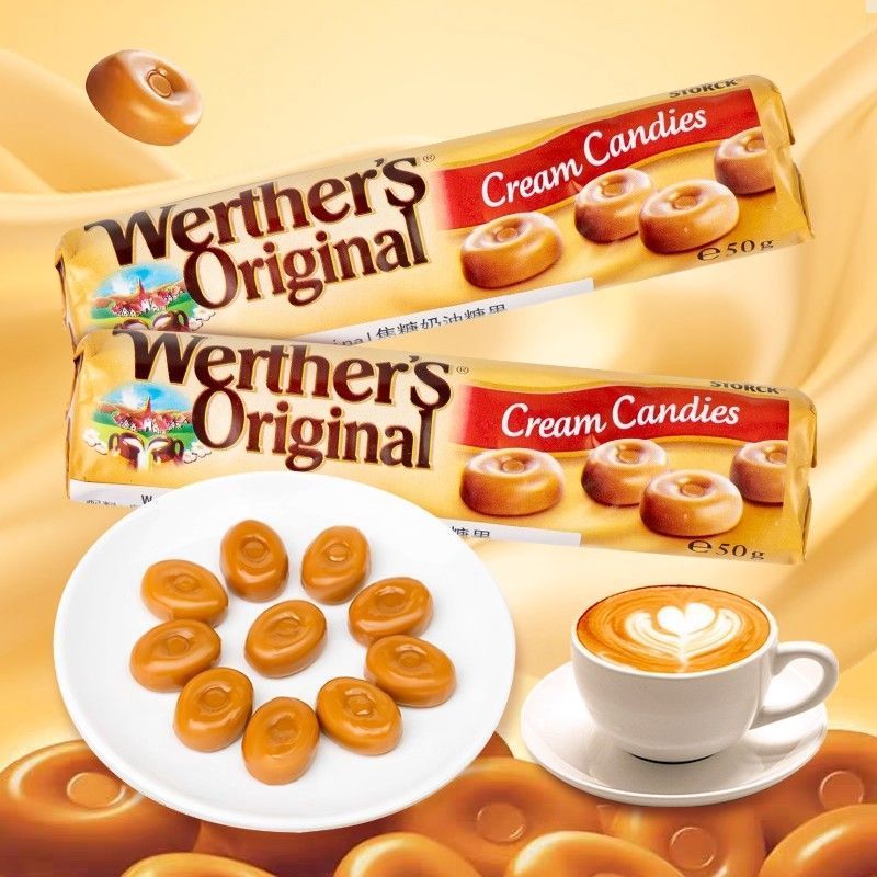 GermanWit Caramel Toffee Toffee Toffee Children ของขวัญปีใหม่ สินค้าปีใหม่ ของว่าง หมากฝรั่ง20251019