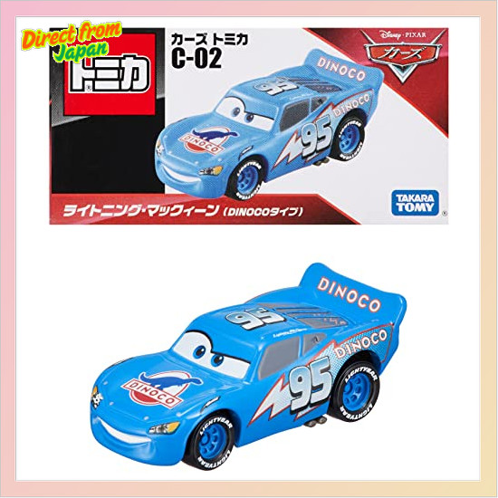 [Direct from Japan] TAKARA TOMY Disney Cars Tomica C-02 Lightning McQueen (DINOCO Type)