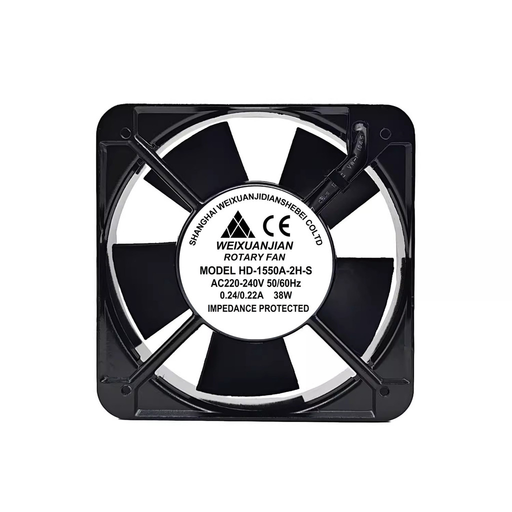Square HD-1550A-2HS Axial Fan AC220V/380V พัดลม 38W0.22A