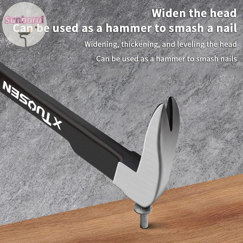 Sunborui Multi-Functional Nail Remover Pry Stick งานไม้ Dismantling เครื่องมือ Wall Cement Nail Remo