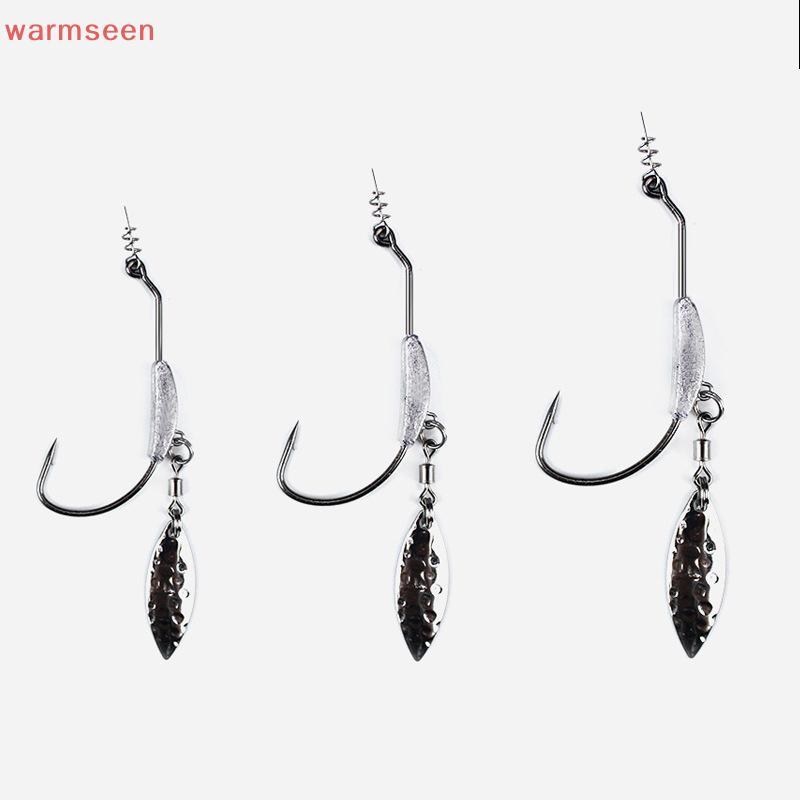 (warmseen) 4.5g 5.5g 7.2g พร้อมตะกั่ว Crank Hook Plus Glitter Wide Belly Single Hook พร้อม Sublead H