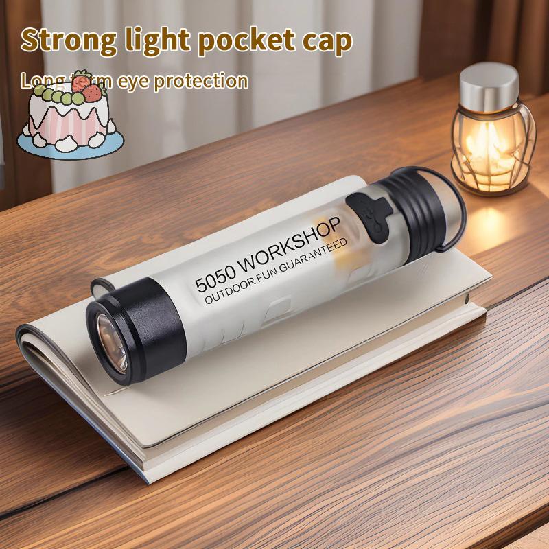 หมวกและกระเป๋าพร้อมไฟ LED สำหรับกีฬากลางแจ้ง ชาร์จอเนกประสงค์และใช้ได้ทั้งกลางวันกลางคืน