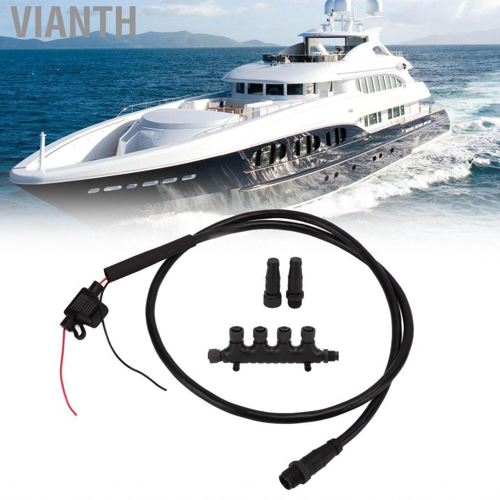Vianth สายเคเบิล Backbone ทนต่อการขัดถู กันน้ำ IP67 สำหรับเครือข่าย NMEA 2000 Lowrance