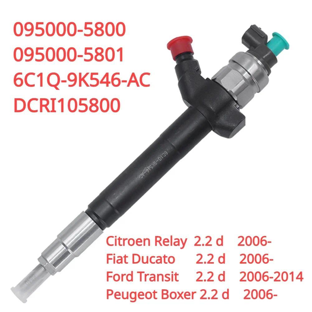 095000-5800 095000-5801 6C1Q-9K546-AC ใหม่หัวฉีดดีเซลสําหรับ Ford Transit Jumper Boxer Fiat Ducato 2