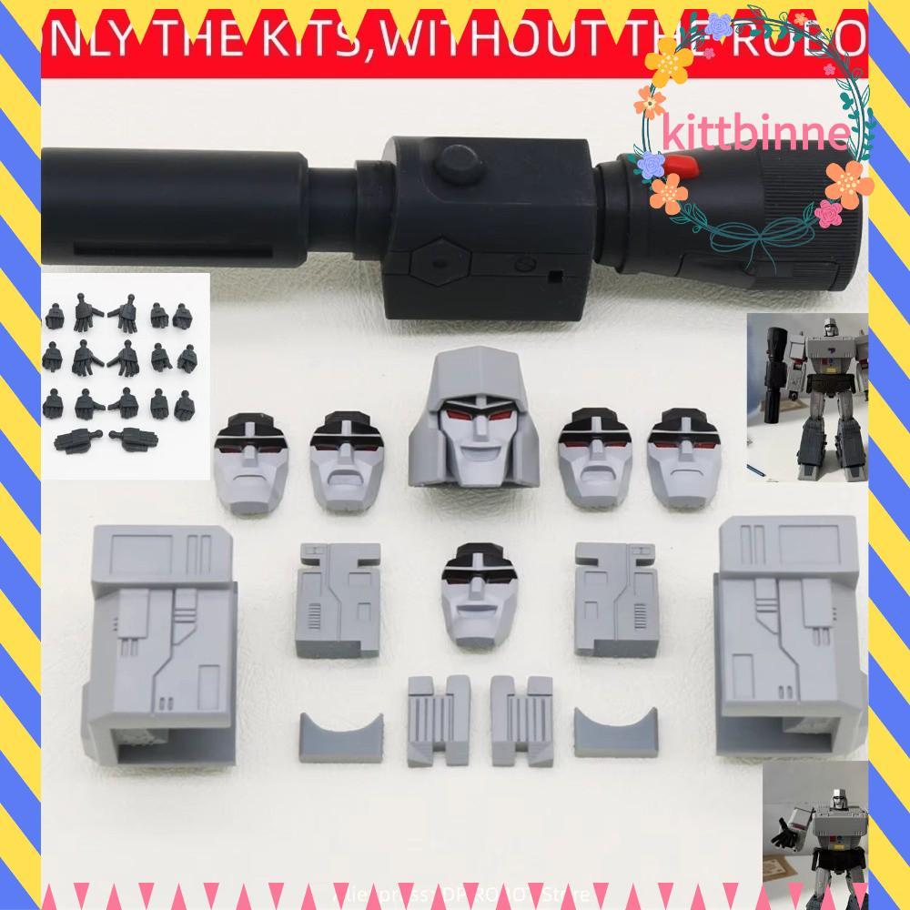 KITTBINNE823 Megatron Bright Hand Accessories,พร้อมเกราะไหล่เรซินแบตเตอรี่,หัวพิมพ์ขยายสําหรับ SS86 