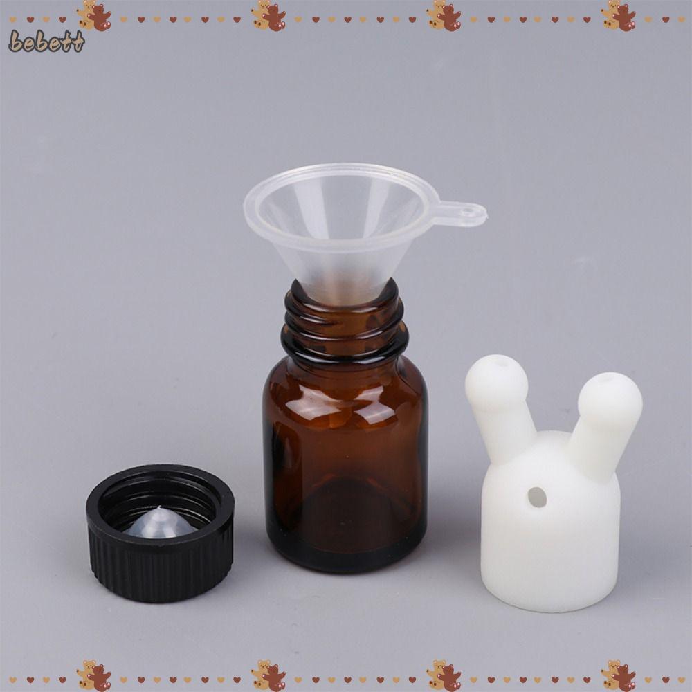BEBETTERM Essential Oil Inhaler Cap, พลาสติก Double Hole น้ําหอม Inhaler, Mini Leakproof Essential O