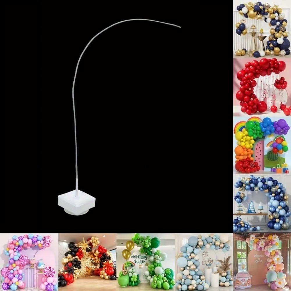 LIPUPON ชุดโค้งบอลลูน, 2.5M/8.2ft ปรับบอลลูนคอลัมน์วงเล็บ,นํามาใช้ใหม่ฟรีดัดบอลลูนขาตั้งโค้งอาบน้ําเ