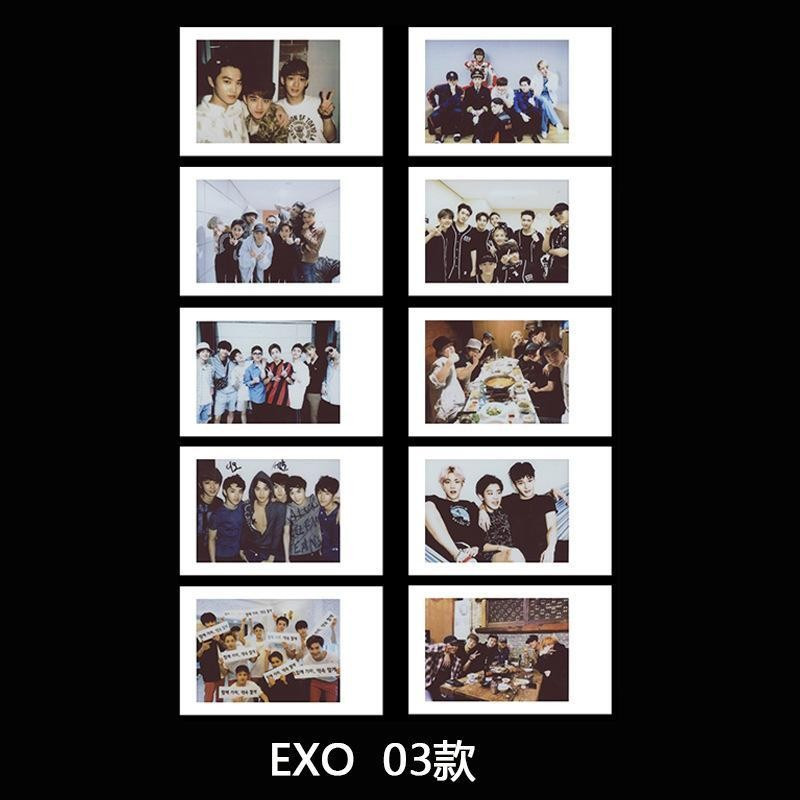สไตล์ใหม่ขายร้อน [Star Style] EXO Merchandise Photo Baekhyun Sehun Collection Photocard Wallet Card 