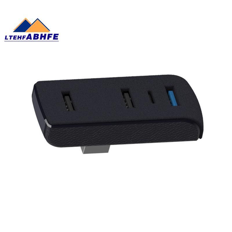 [ขายร้อน L]Glove Box Docking Station พอร์ตฮับ USB รถ 4-In-1 USB Extender Charger สําหรับรุ่น 3 Y 3+ 