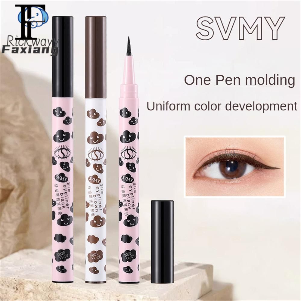 JIANGZHIB Svmy ปากกาอายไลเนอร์ชนิดน้ํา กันน้ํา กันเหงื่อ เรียบเนียน ติดทนนาน ไม่เลอะอายไลเนอร์
