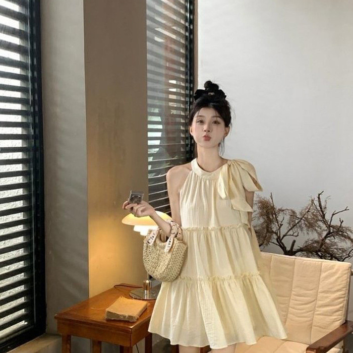 法温tic Suspender slack night short shirt Dress ผู้หญิงฤดูร้อน Sweet Love Investigation waished short 