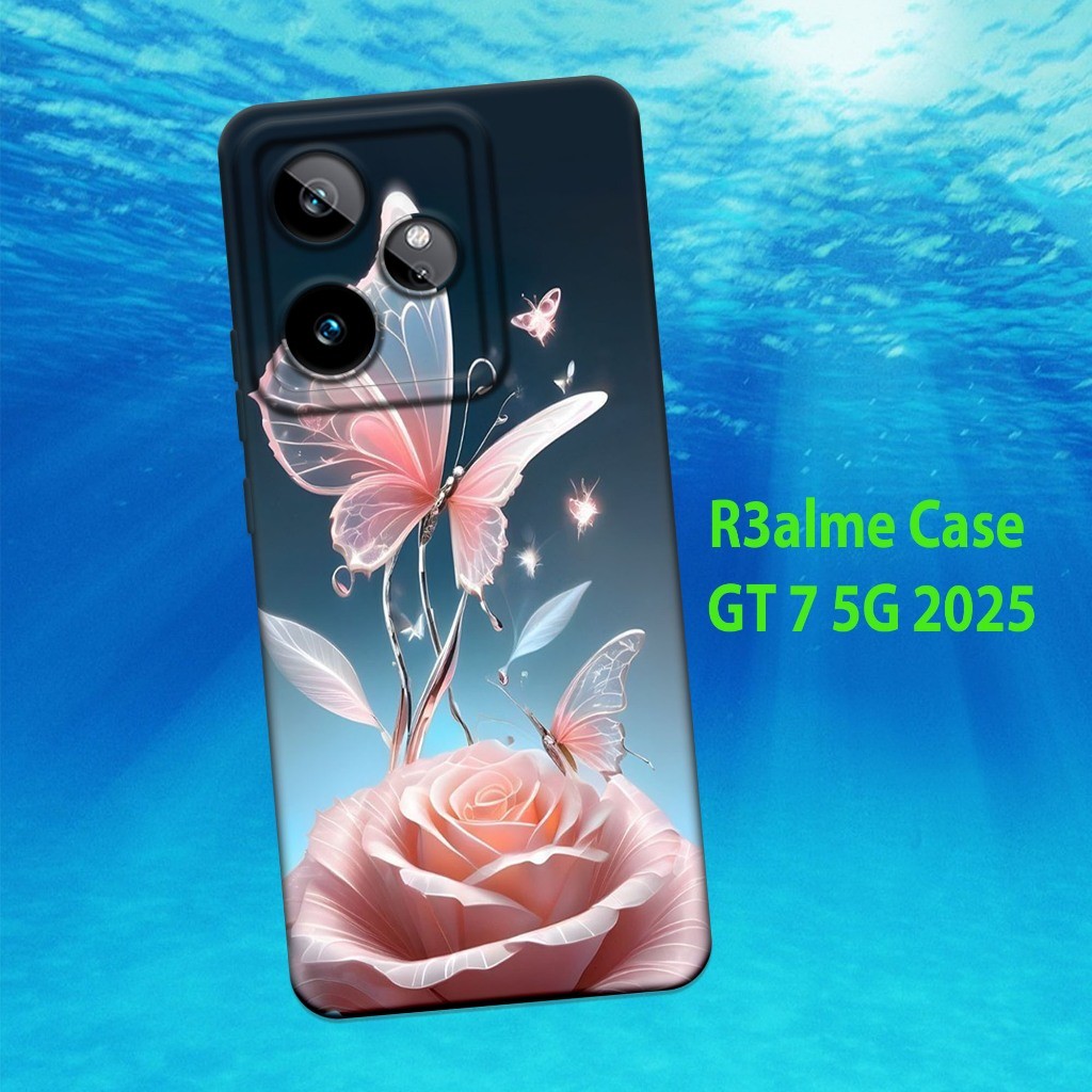 เคส Realme GT 7 5G 2025 และ Realme GT 7T 5G 2025 - เคส Softcase สีดําใส วัสดุยืดหยุ่นหนา
