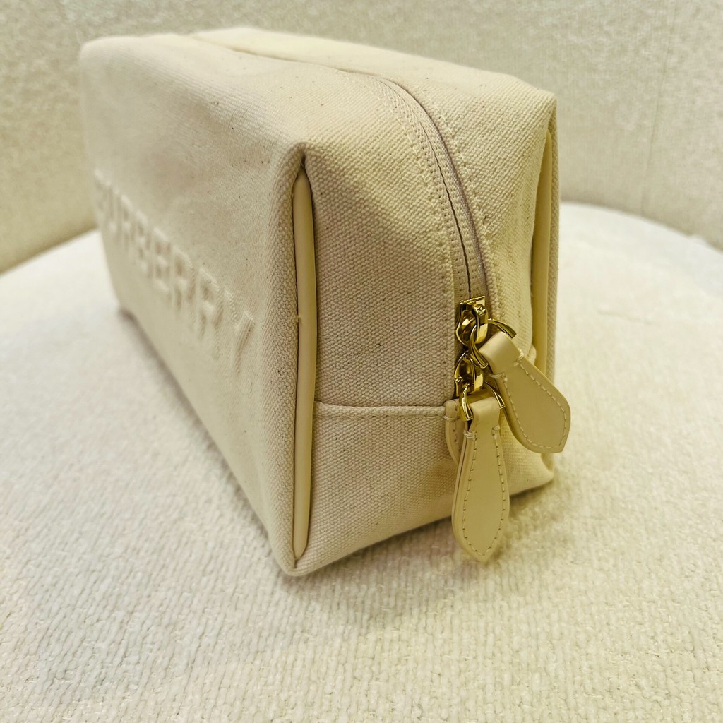 BURBERRY New Style BURBERRY Beige Cosmetic Bag