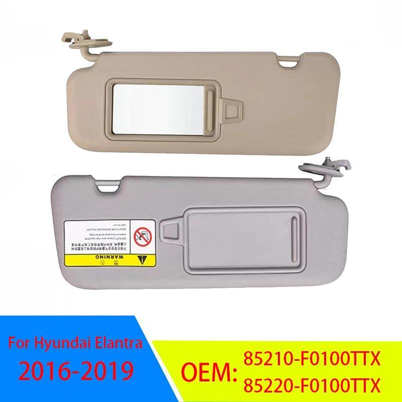 เหมาะสําหรับ Hyundai Elantra 85210-F0100TTX Sun Visor 2016 2017 2018 2019 กระจกโต๊ะเครื่องแป้ง 85220