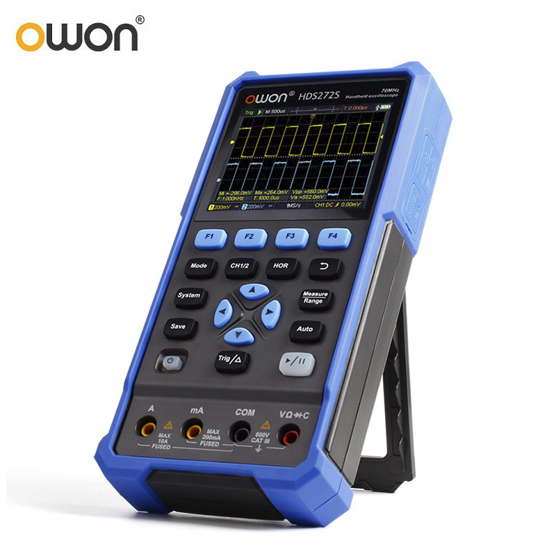 Lili ธรรมดา owon มือถือ Dual-Pass 200M Digital Oscilloscope HDS2202S Mini สะดวกมัลติมิเตอร์แหล่งสัญญ