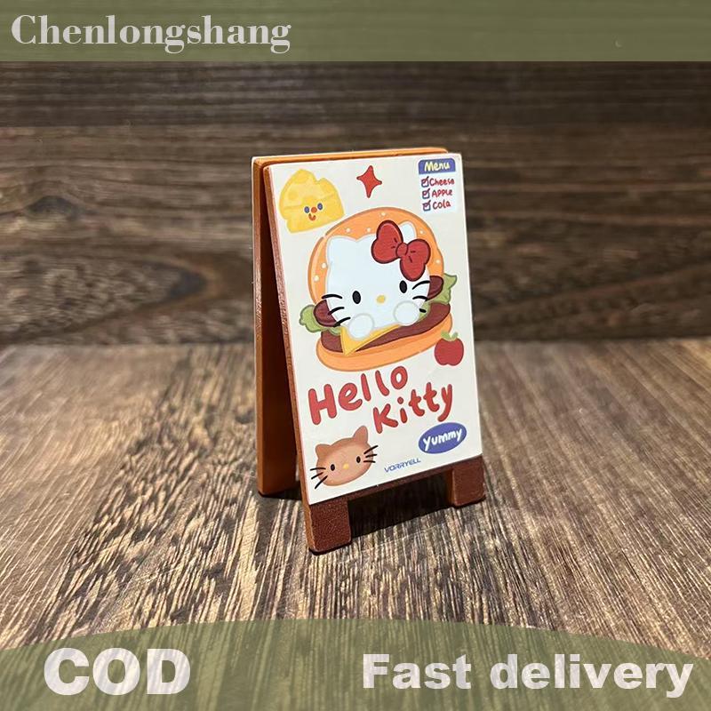 Chenlongshang 1:12 Dollhouse Miniature KT Billboard ขนมเค้กเบเกอรี่ชุดฉากอุปกรณ์ตกแต่งของเล่น EN