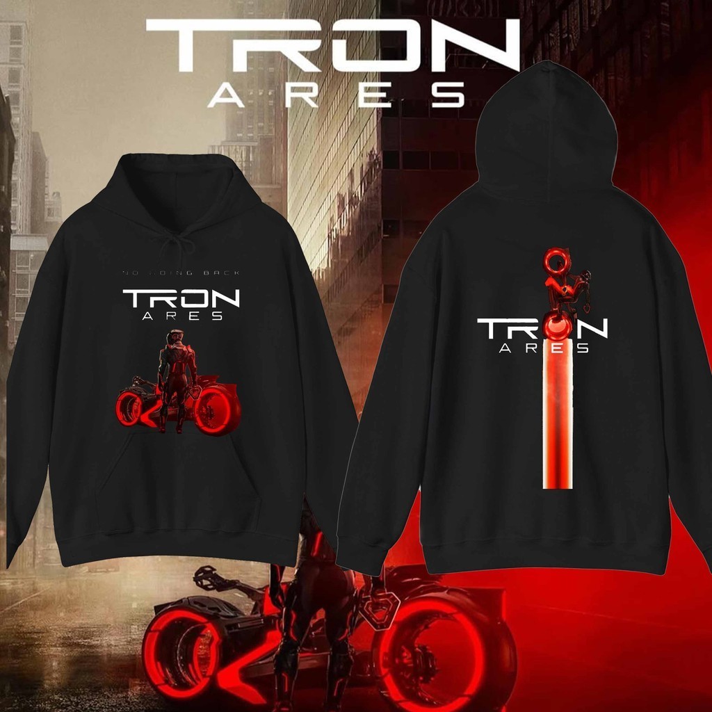 TRON: Ares Neon Grid Hoodie | ฮู้ดดี้นีออนกริดไซเบอร์จาก TRON: Ares ไม่จำกัดเพศS-5XL