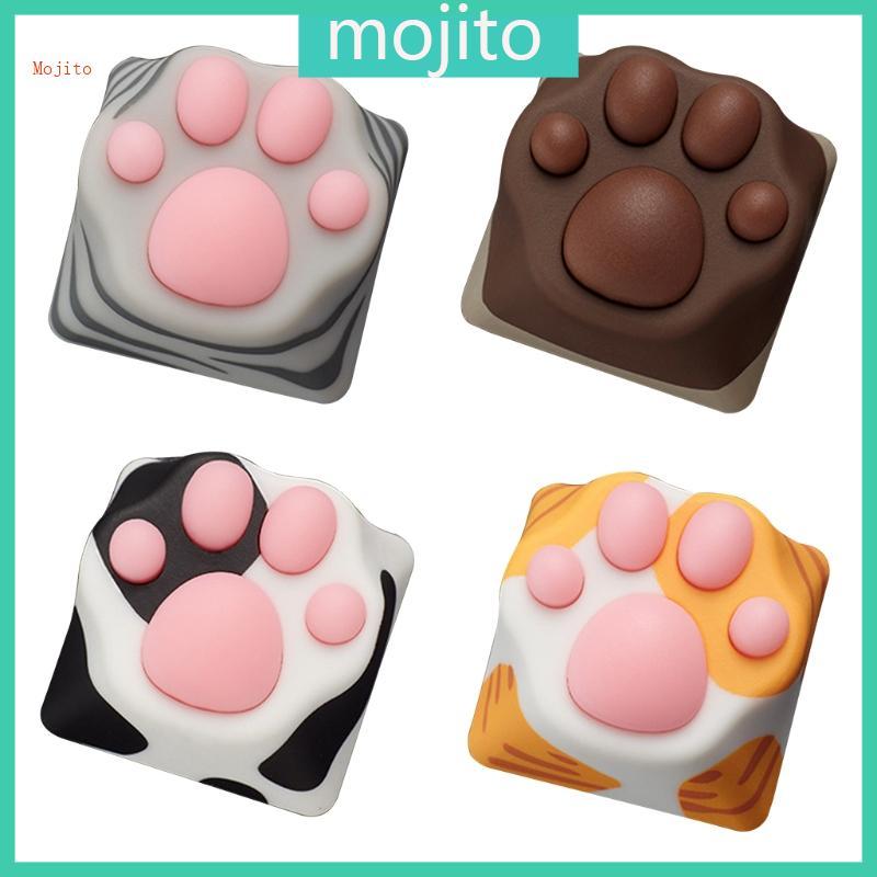 Mojito Silica การ์ตูนสําหรับแมว Keycap สําหรับ Cherry MX Mechanical Keyboard Kitty Ke