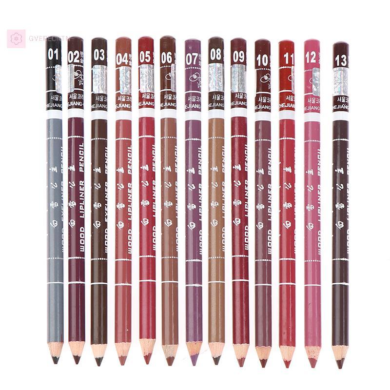 GROLECRTN 1 ชิ้น Wood Lip liner Waterproof Lady Long Lasting Lip Liner Pencil [ขายร้อน]