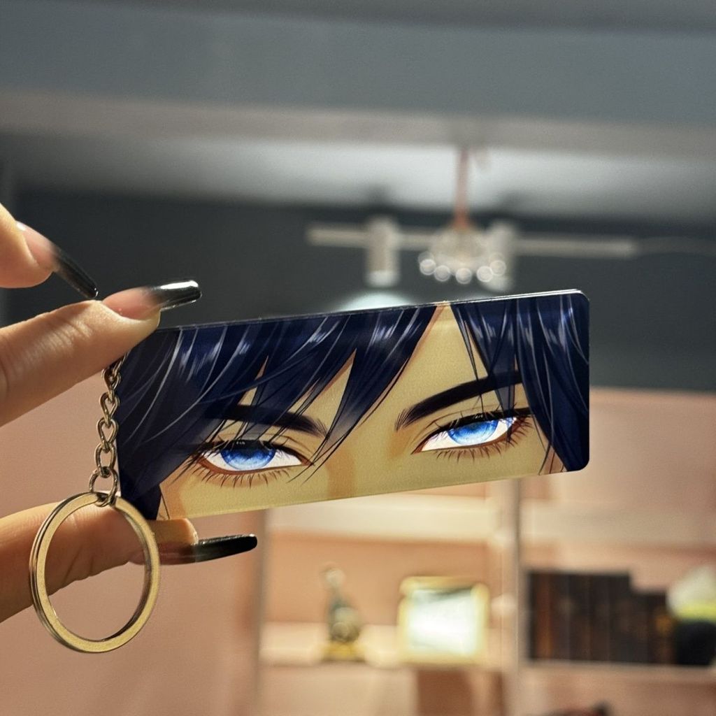 พวงกุญแจอะคริลิคใสDemon Slayer Tomioka Giyuu แบบใหม่