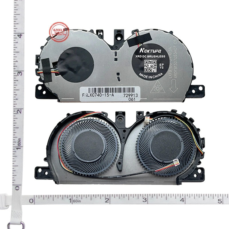 IiNew พัดลมระบายความร้อน Cpu แล็ปท็อปสําหรับ Lenovo โยคะ C740-15 C740-15IML Series DFS1507053H0T FLM