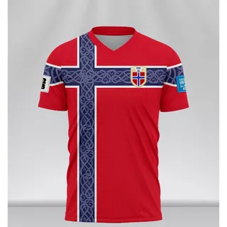 Norwegia Jersey 2026 Home Away เสื้อฟุตบอล Breathable Ready Stock