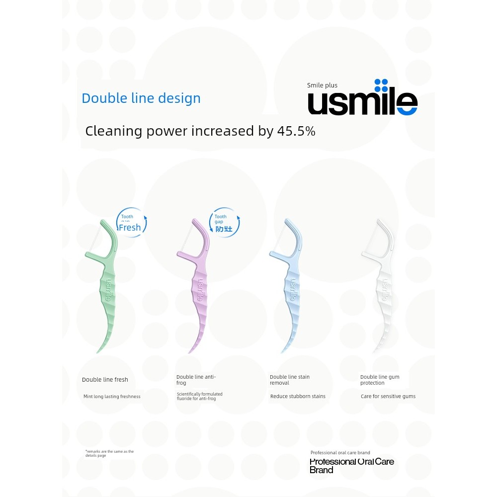 dental floss ไหมขัดฟัน Smile Plus Seahorse Stocking Flagship Store ไหมขัดฟัน