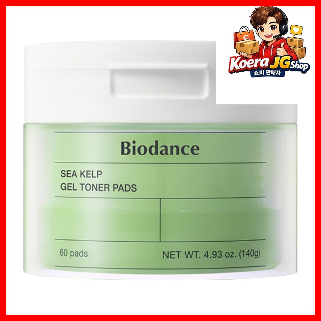 [biodance] Sea Kelp Gel Toner Pads 60 แผ่น / โทนเนอร์เกาหลี / สูตรเจล / ของแท้ 100% by JGshop