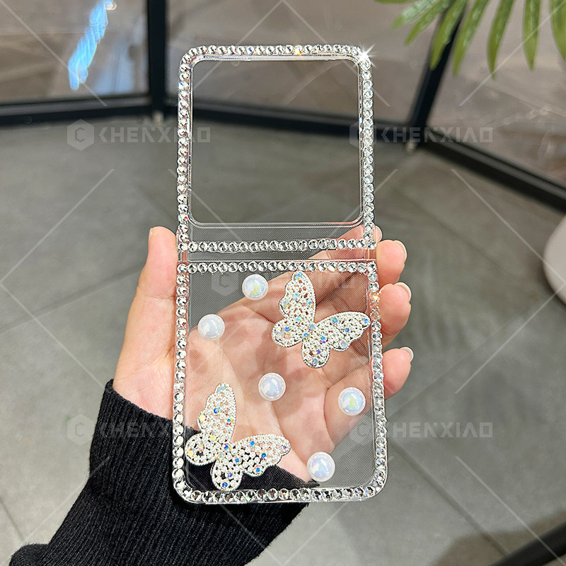 แฟชั่นผีเสื้อเพชร Shining Casing สําหรับ Infinix Zero